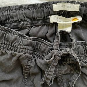 C&C California drawstring shorts black